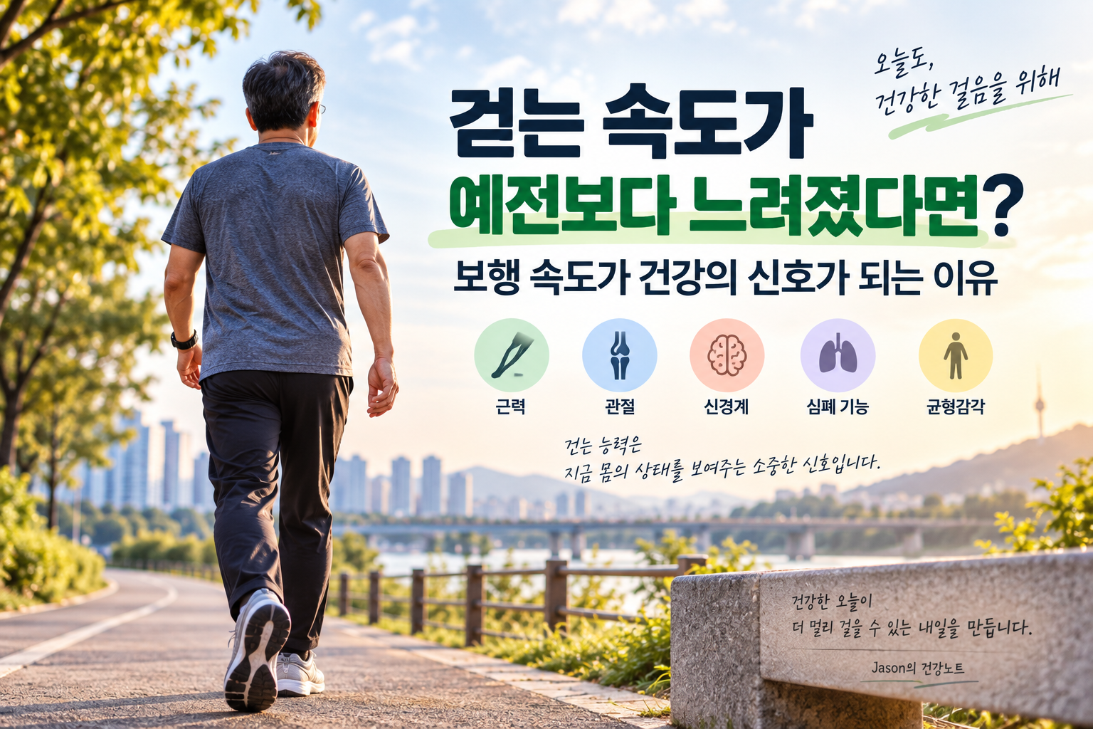 보행 속도와 건강 신호