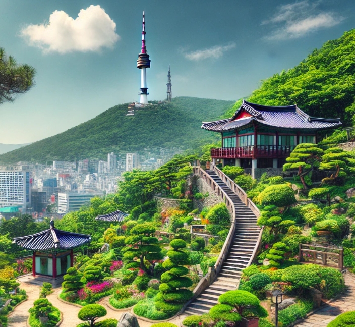 용두산의 자연경관 사진