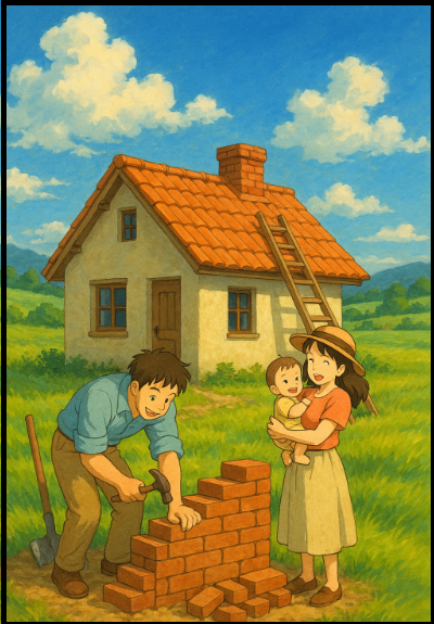 "농림지역내 단독주택 건축" 홍보 포스터