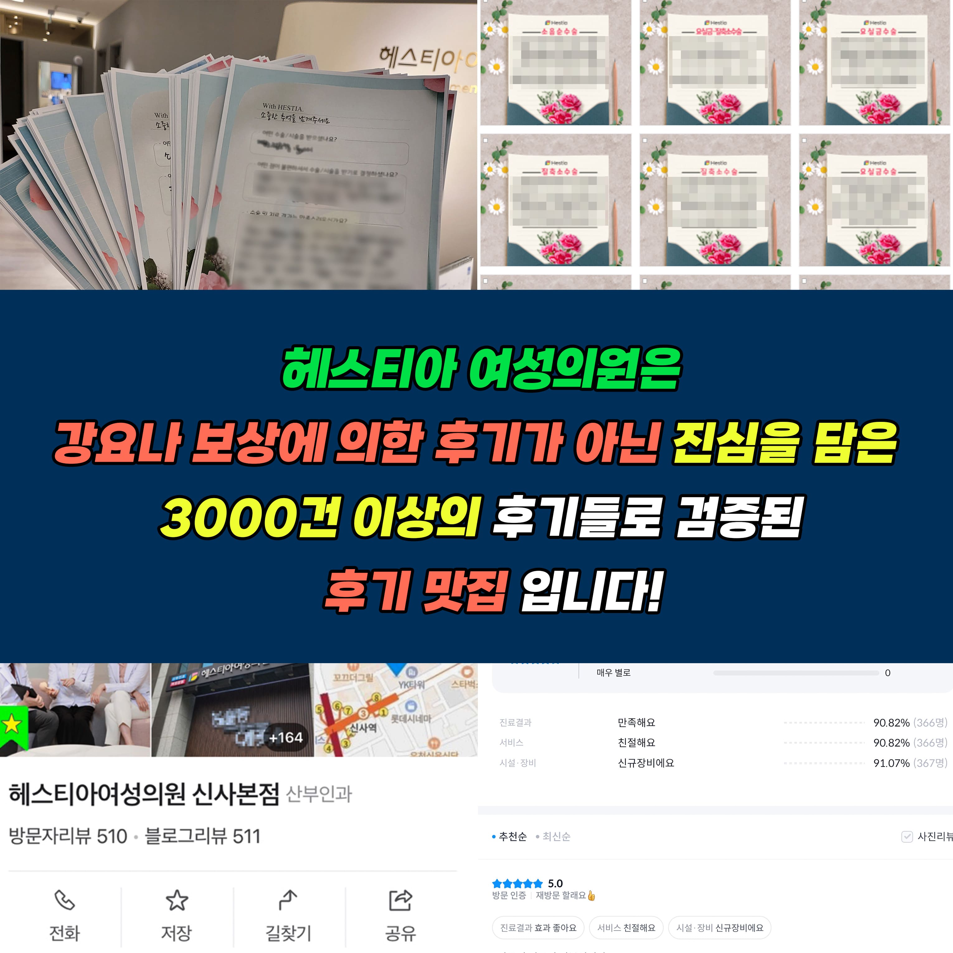 헤스티아여성의원 진심을 담은 3000건 이상의 후기들로 검증된 후기맛집
