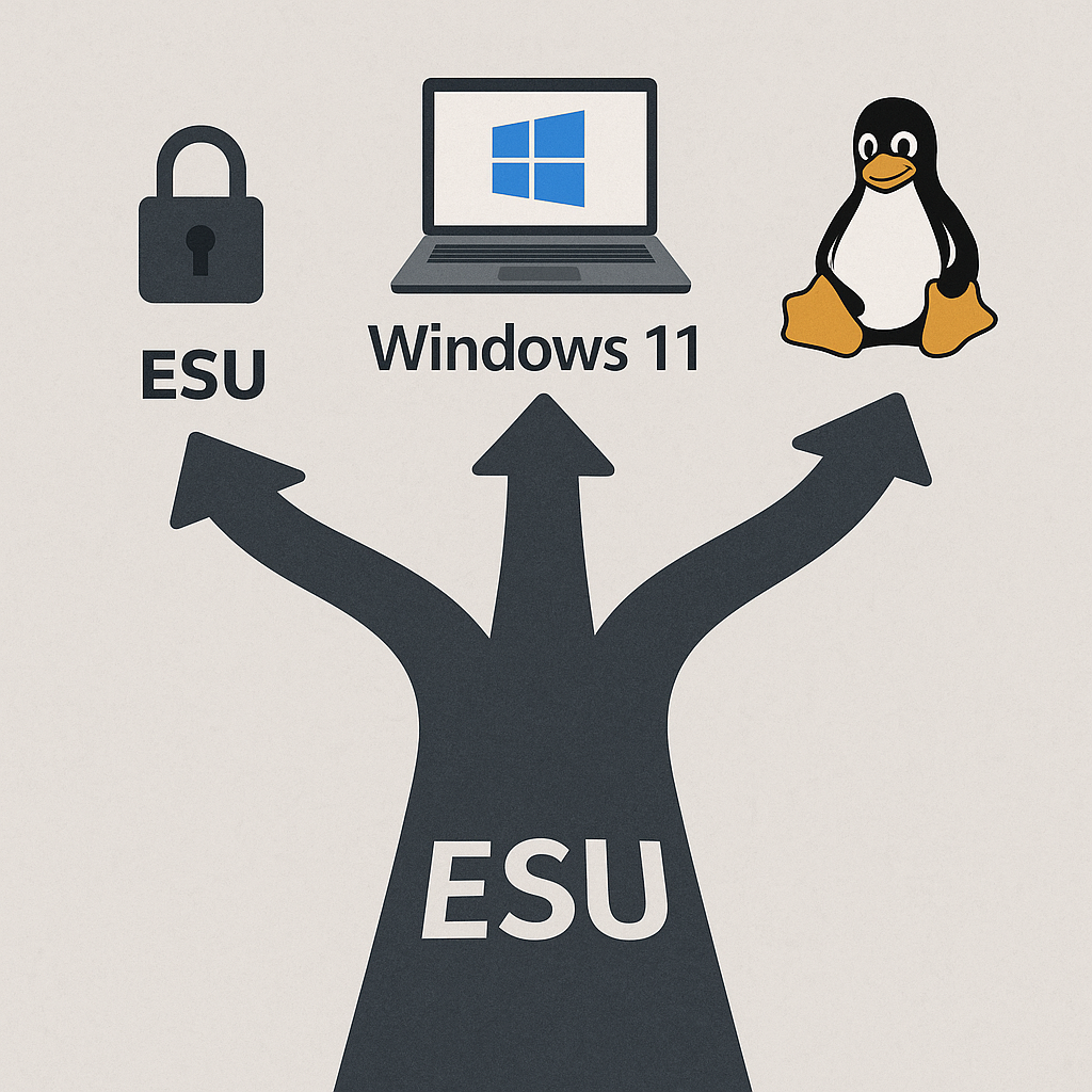 Windows 10 확장 보안 업데이트 유럽 무료 지원 결정