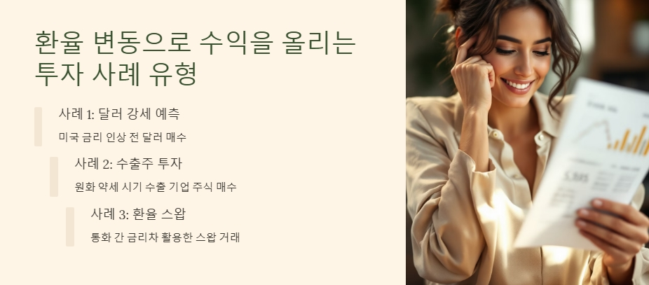 환율 변동으로 돈 번 투자 사례 분석