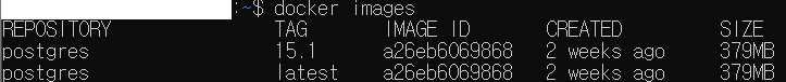 docker images