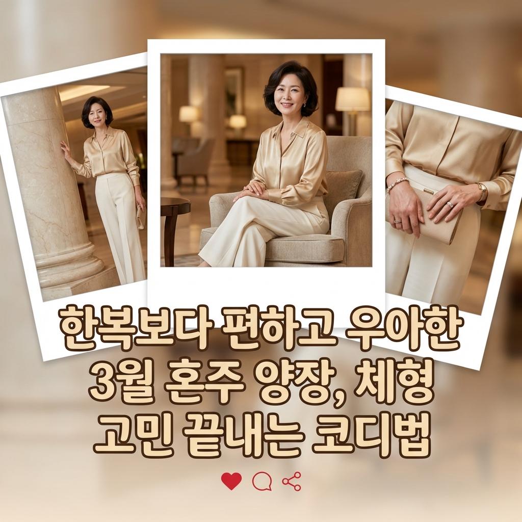 한복 대신 입기 좋은 중년 여성 혼주복 3월 예식 우아한 양장 세트 비용 공개 솔직 후기 장단점 비교