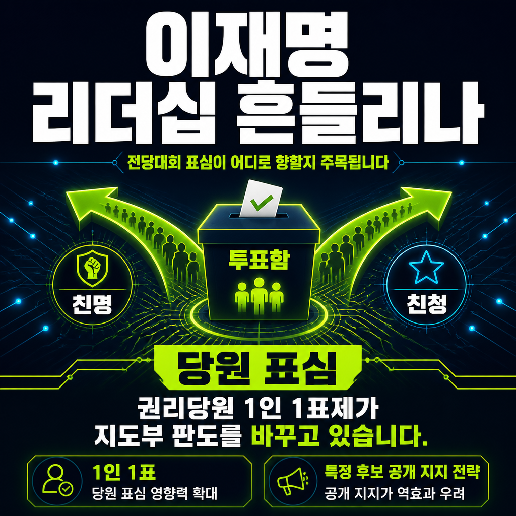 이재명 리더십 흔들리나