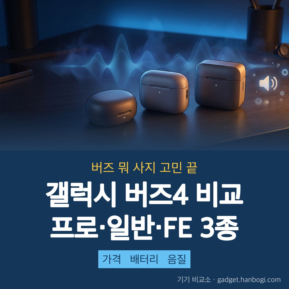 갤럭시 버즈4 프로 버즈4 비교