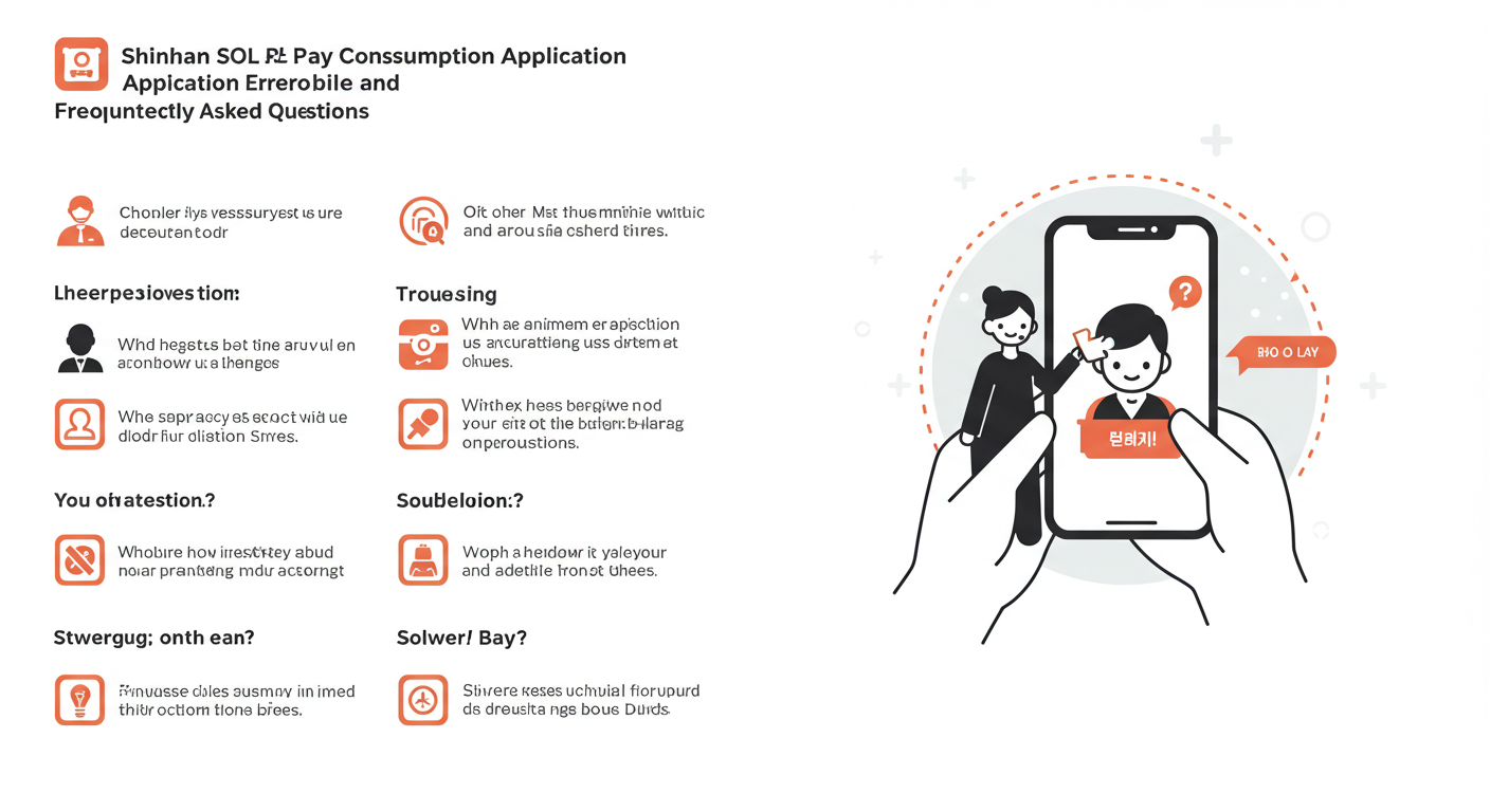 신한 SOL페이 소비쿠폰 신청 오류 해결 방법과 자주 묻는 질문 아이콘