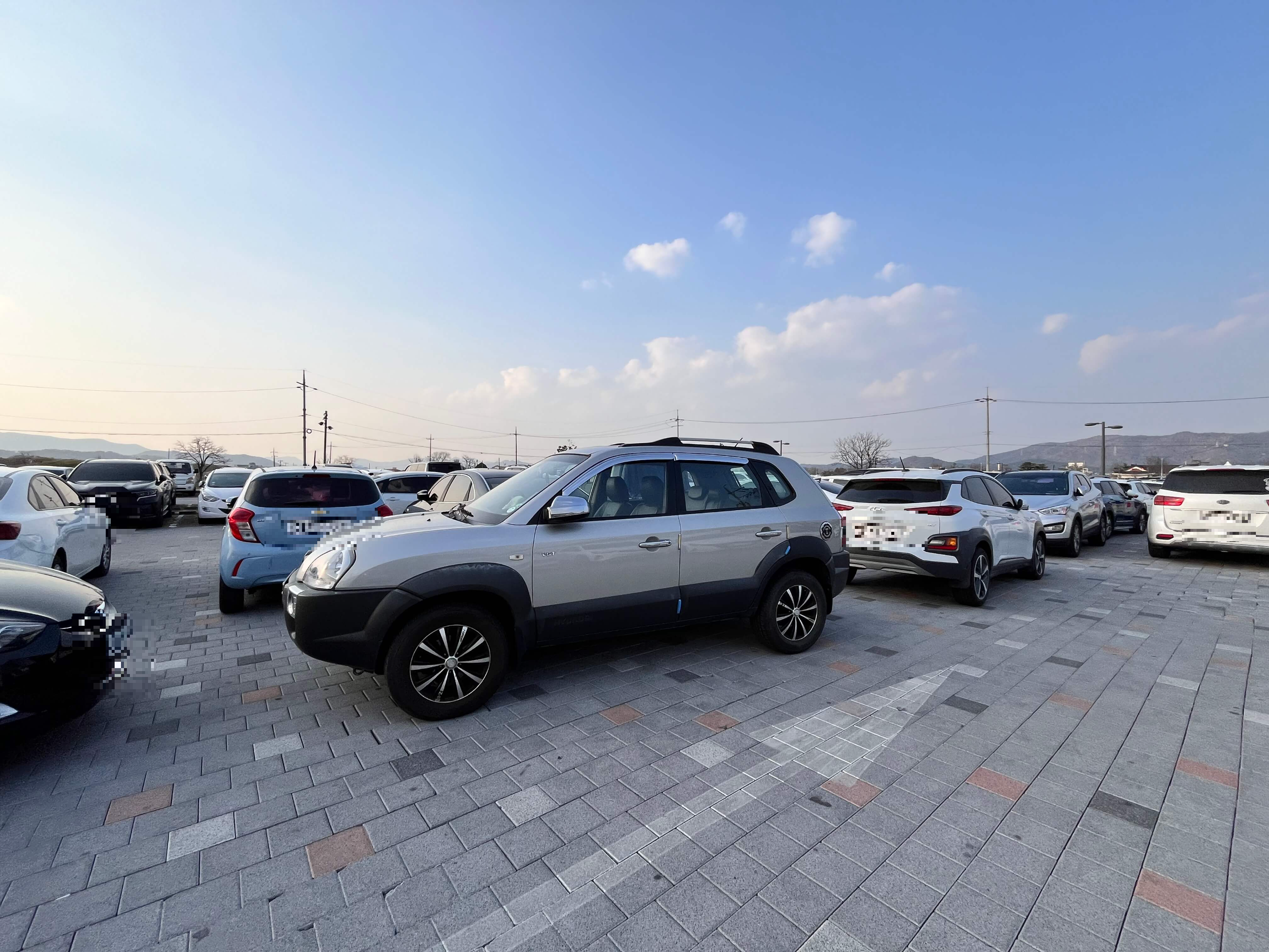 경주 쪽샘지구 임시 공영주차장