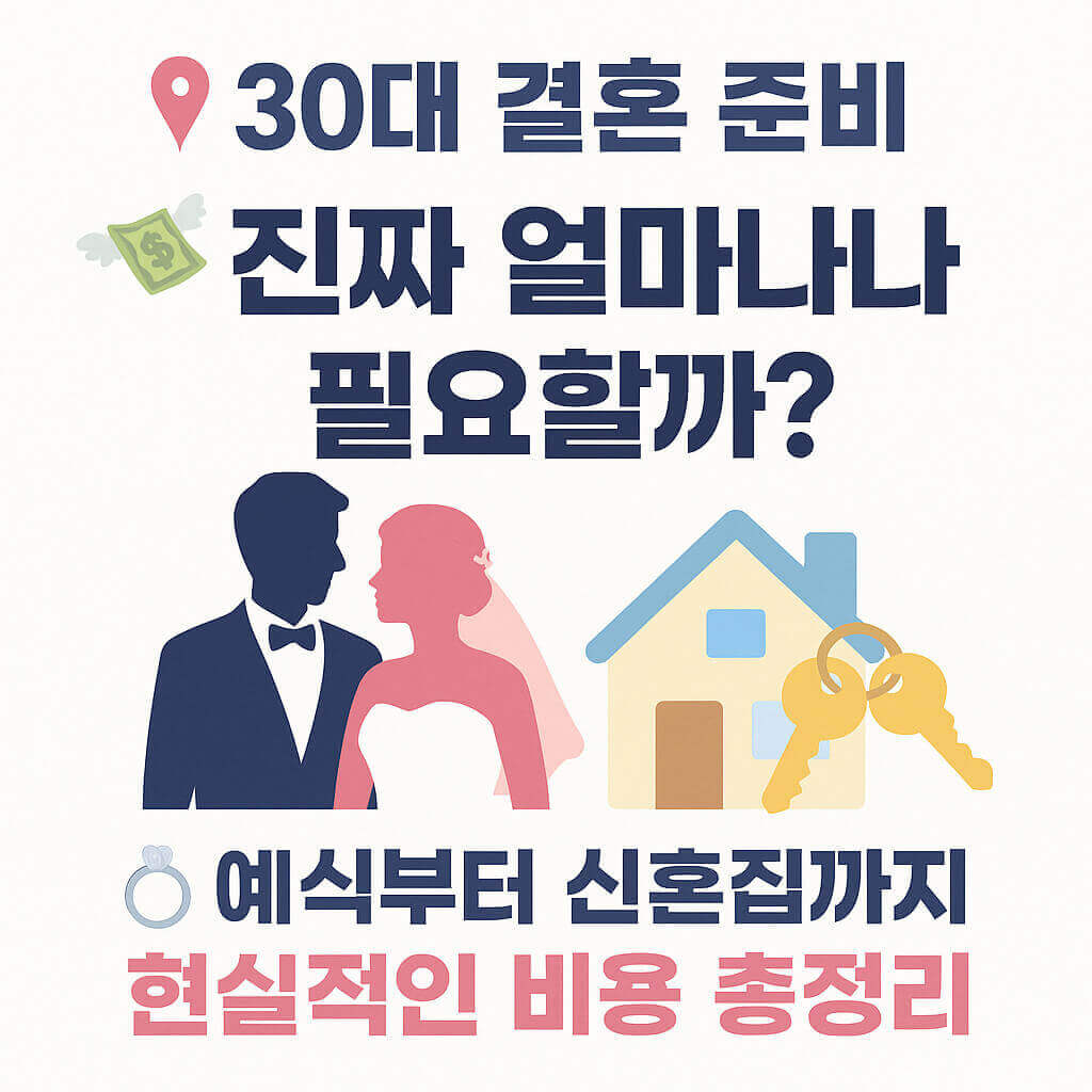 예식부터 신혼집까지, 실제 드는 비용