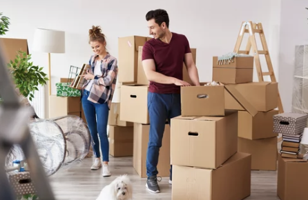 포장이사하는 사진