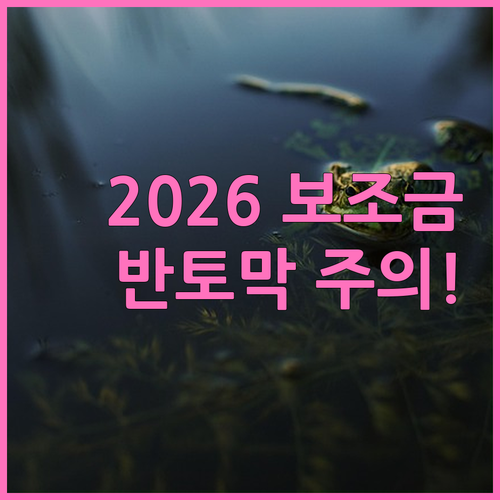 2026년 달라지는 전기차 보조금 평..