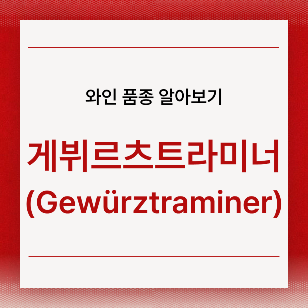 게뷔르츠트라미너(Gew&uuml;rztraminer)