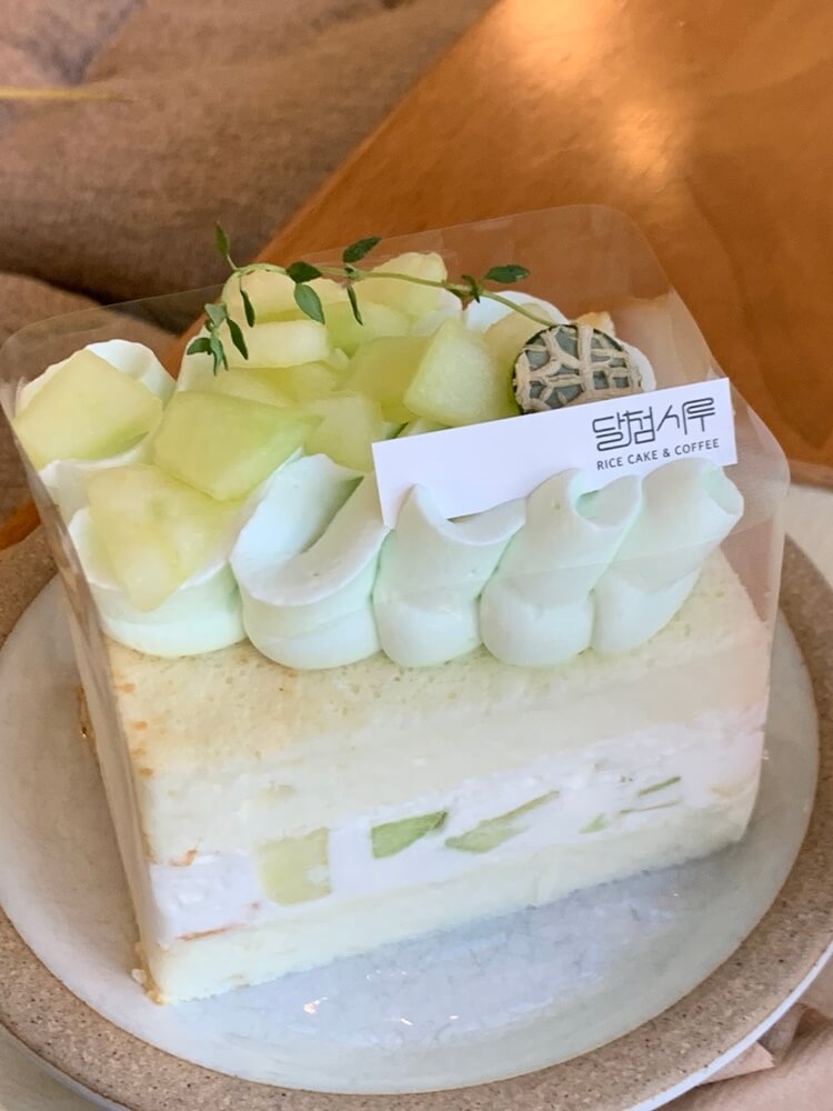 멜론 쌀 케이크