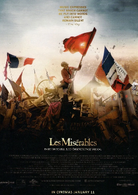 영화 레미제라블 포스터.