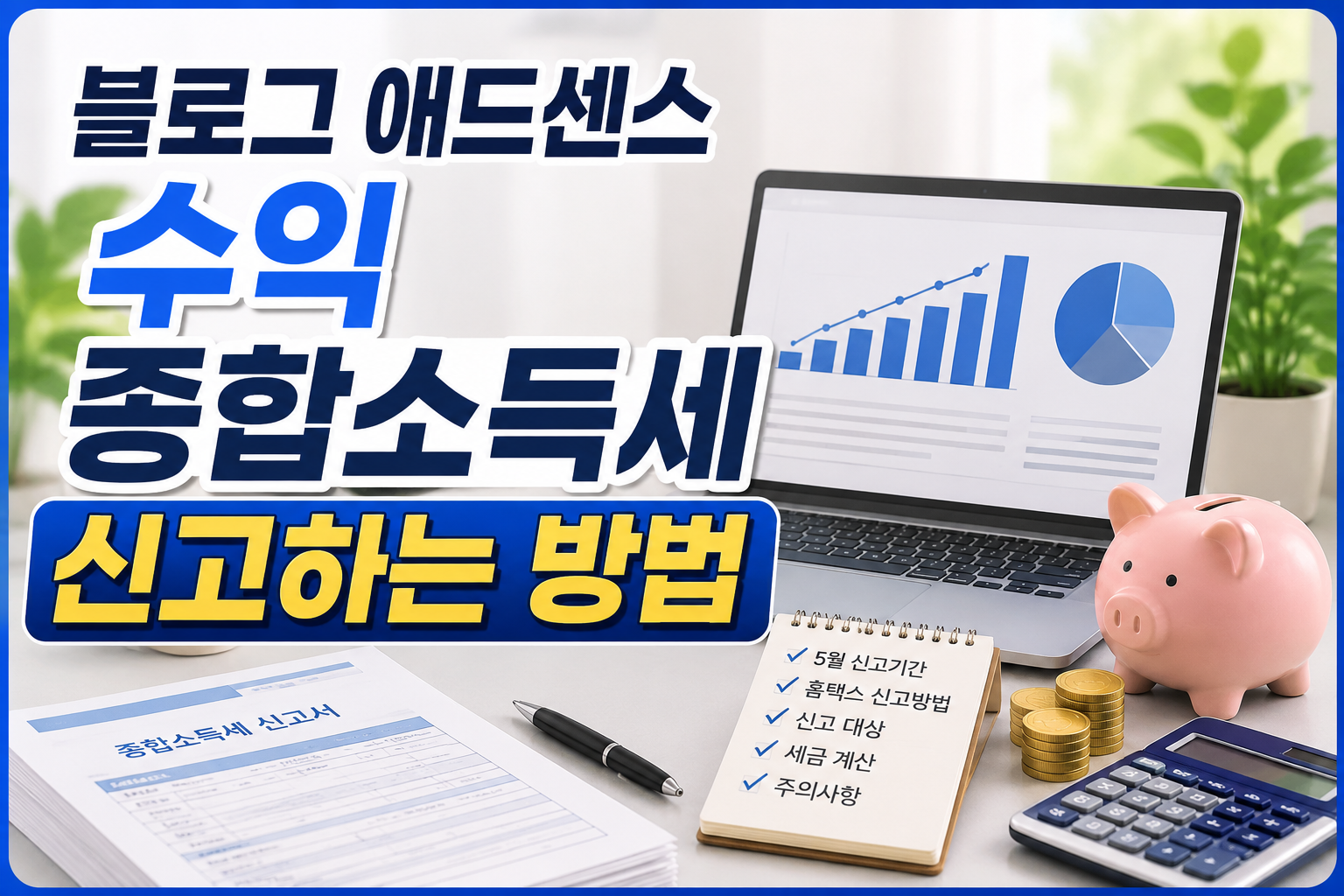 블로그 애드센스 수익 종합소득세 신고하는 방법 완벽정리 관련 사진