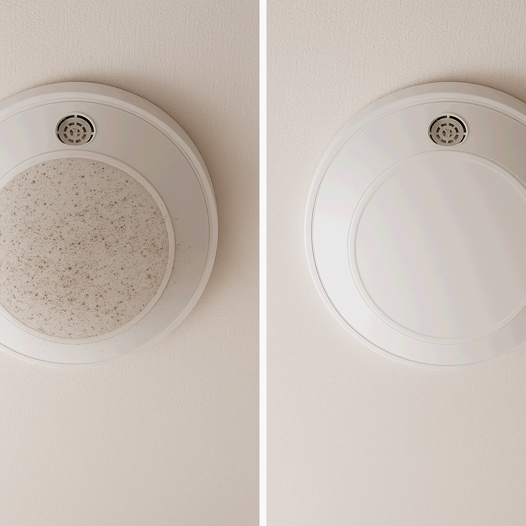 천장형 조명 커버 내부 먼지 및 곰팡이 청소법