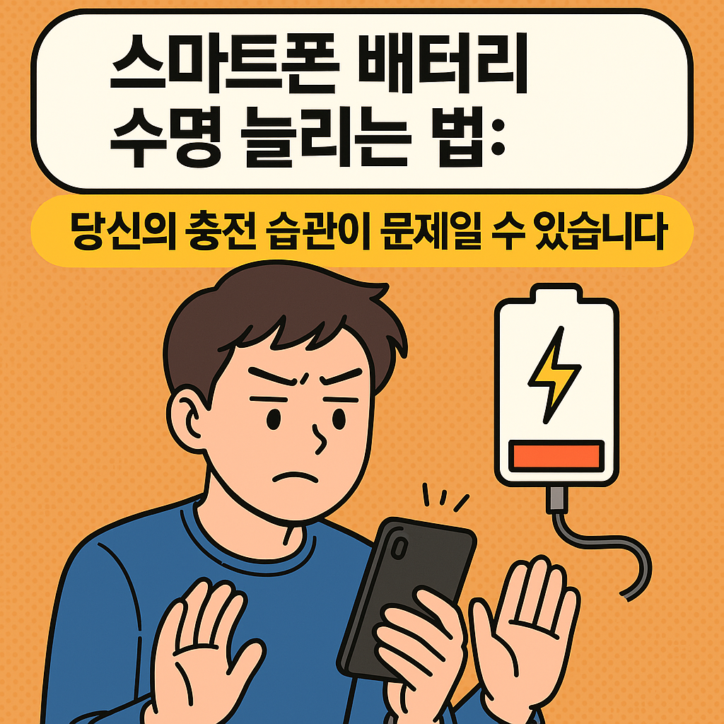 당신의 충전 습관이 문제일 수 있습니다