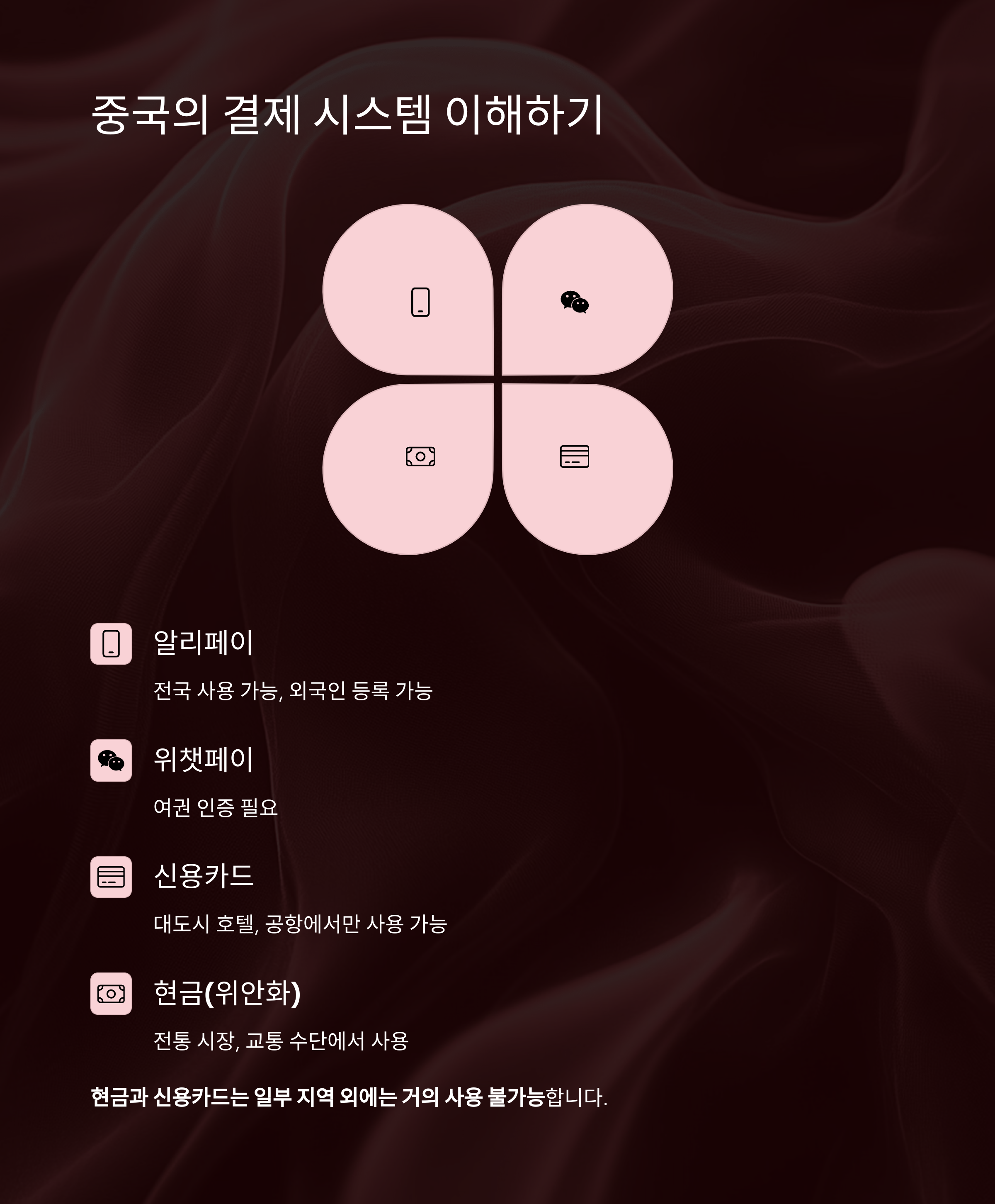 중국의 결제 시스템 이해하기