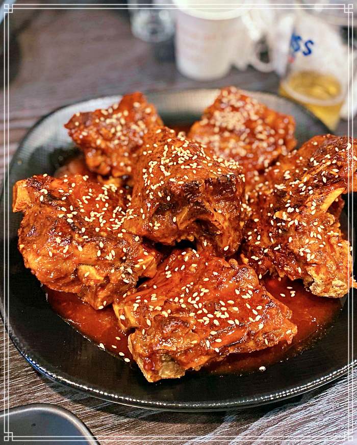 이천 중리동 맛집 매운 등뼈찜