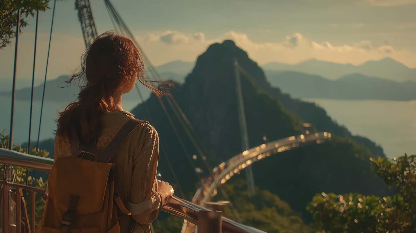 말레이시아 랑카위 스카이 브리지 여행사진