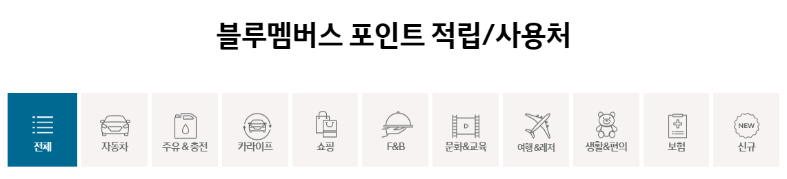 블루멤버스-포인트-사용처