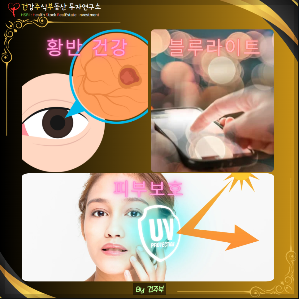 지아잔틴 효능 : 황반건강, 블루라이트 차단, 피부보호