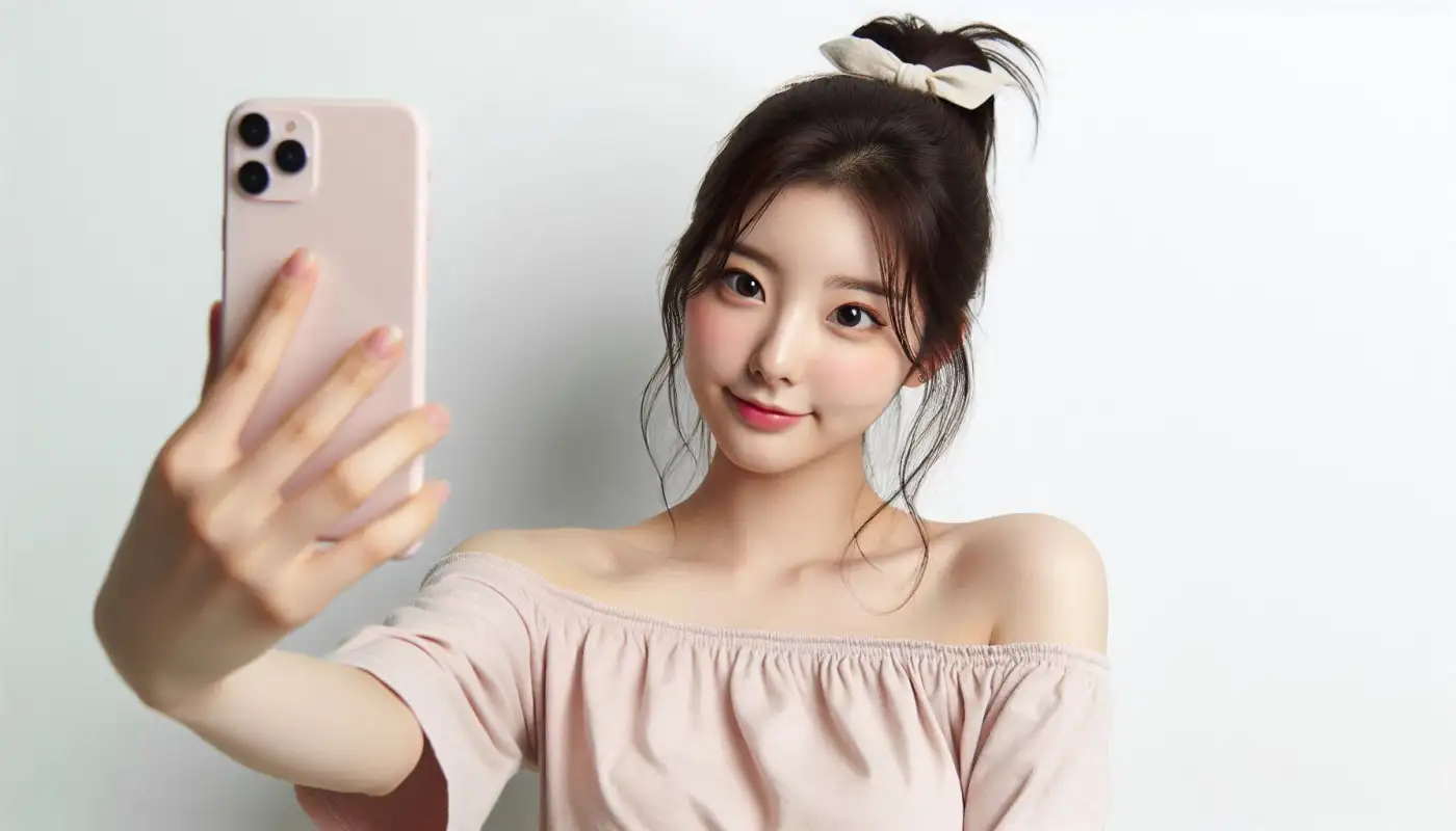 익시오-아이폰-사용법을-알아보고-활용하는-여성의-모습