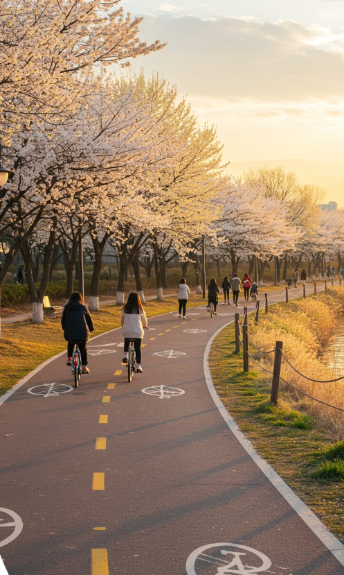 산책로와 자전거도로
