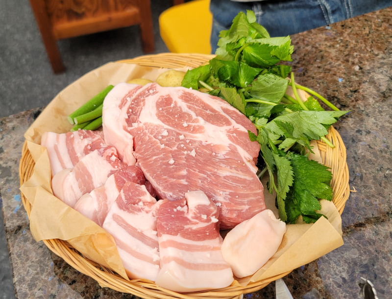 남도돼지촌 남도돼지 한 모둠