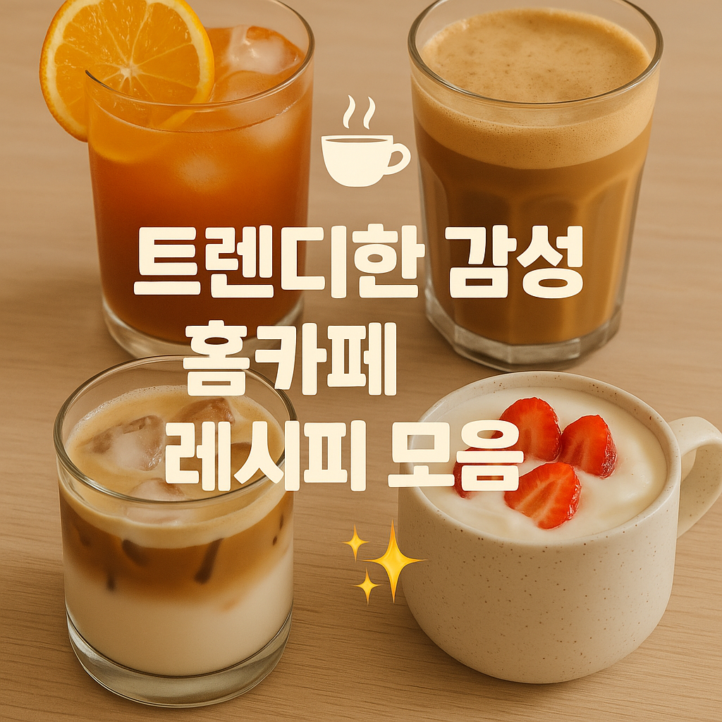 홈카페 레시피