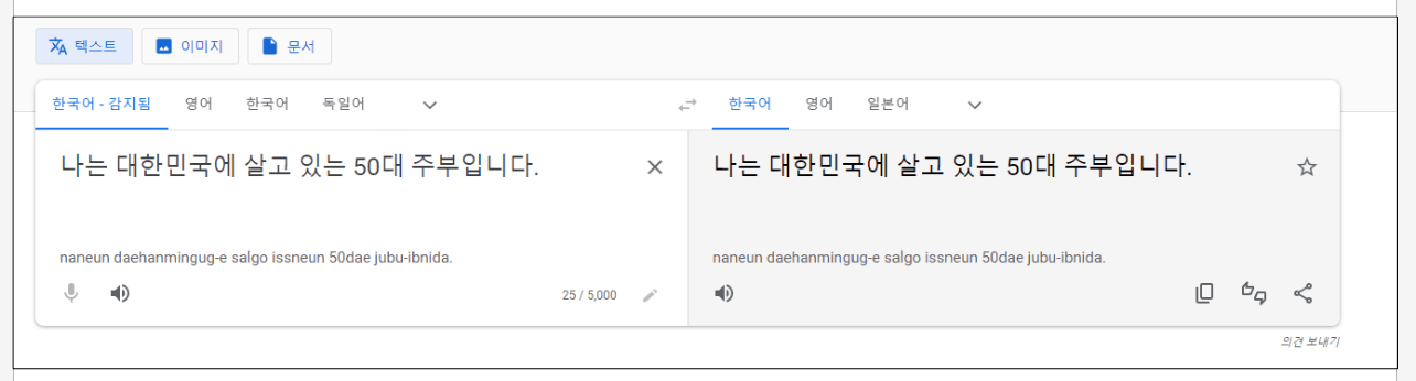 구글번역기 사용법