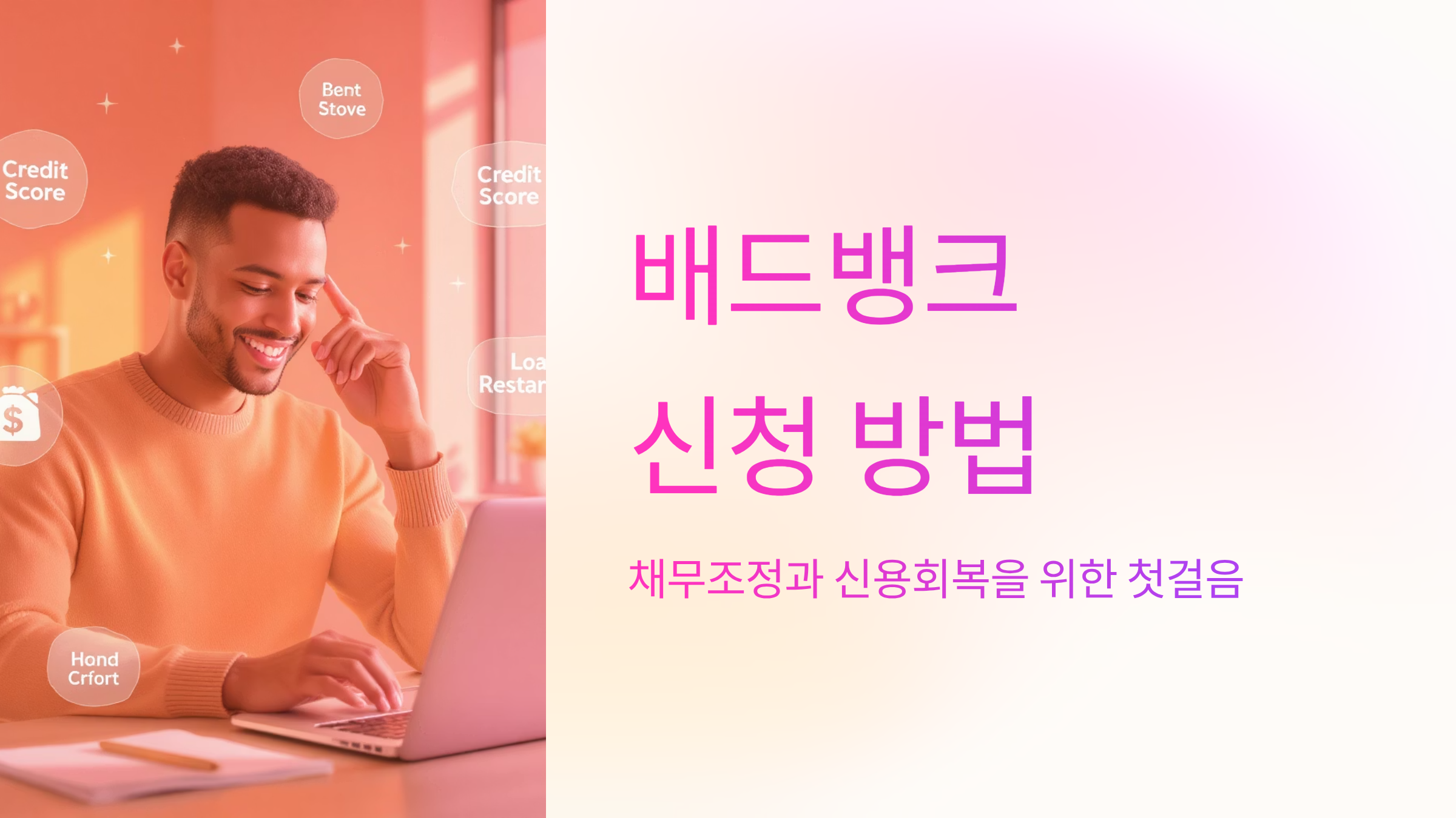 배드뱅크 신청 방법