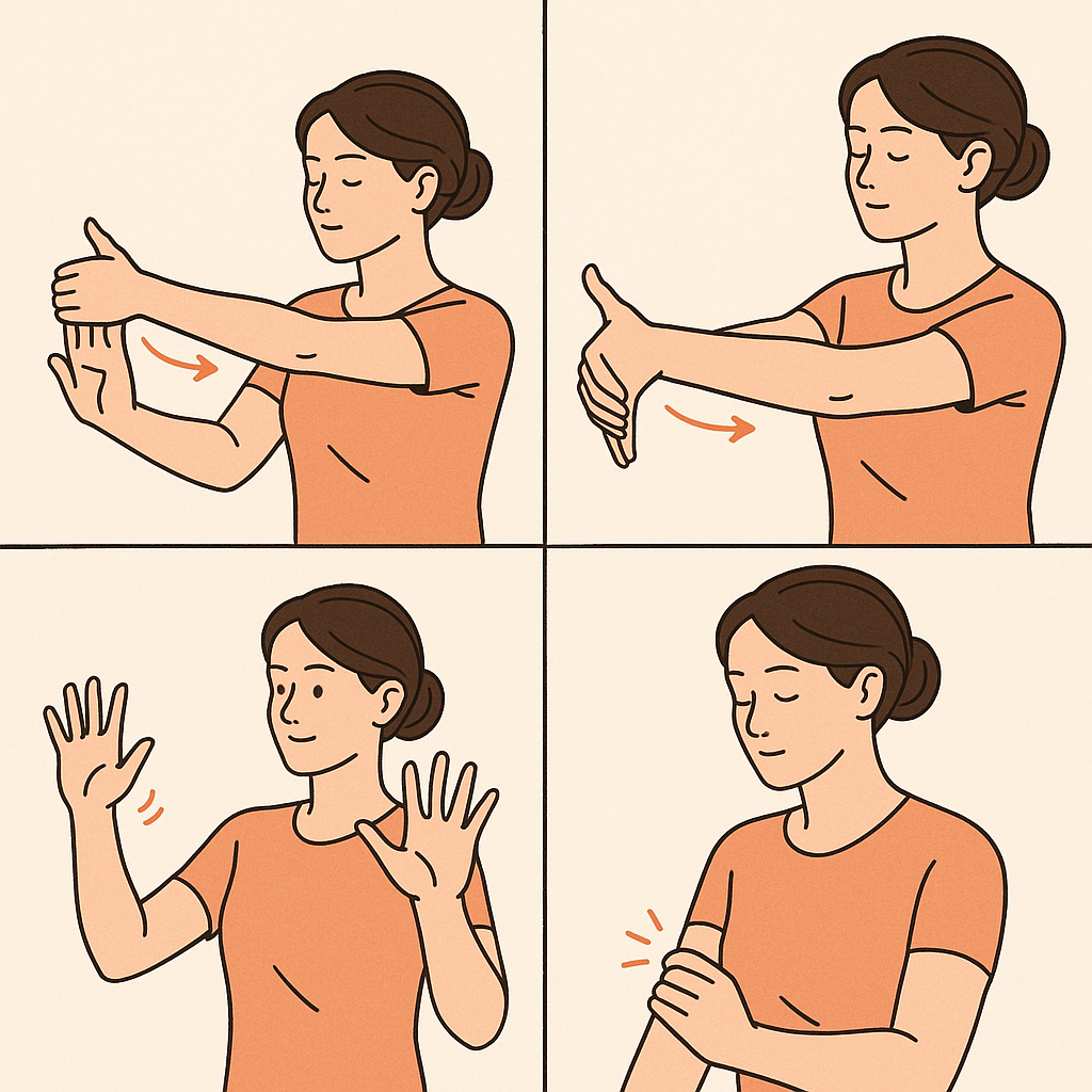 손목터널증후군 증상완화법