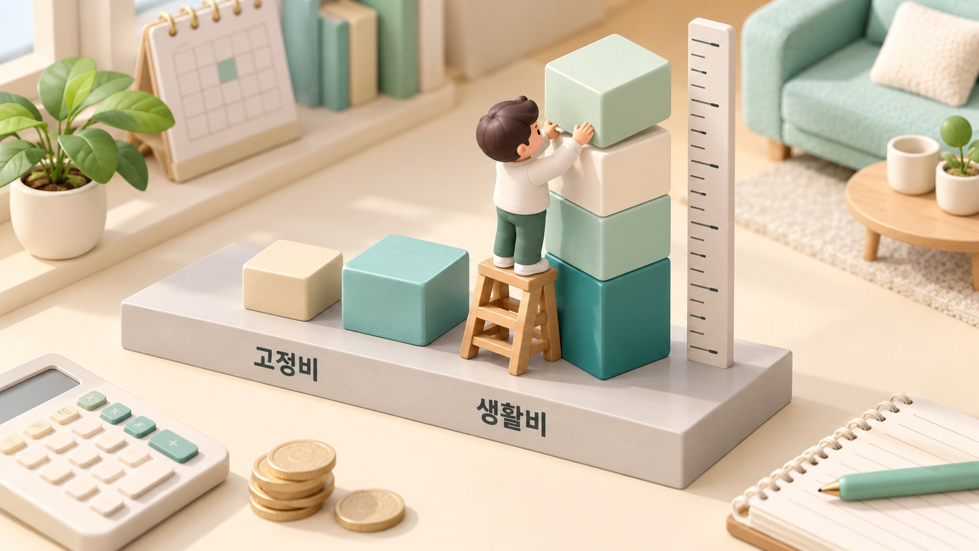 한 달 생활비 세기