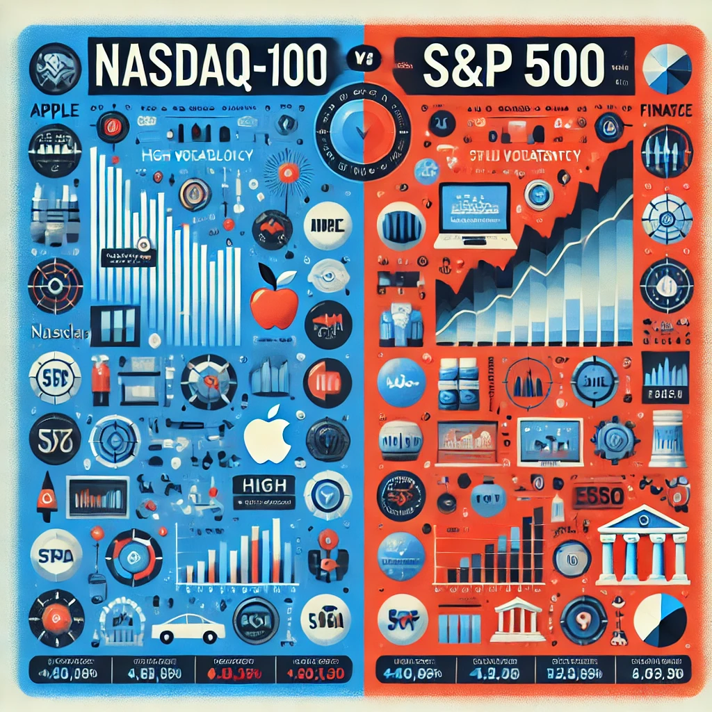 나스닥100 VS S&amp;P500