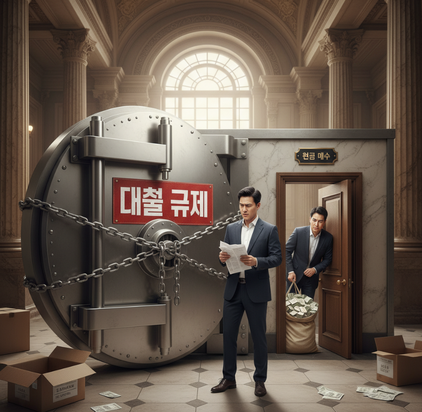 대출 규제가 현금 부자들에게는 무용지물인 현실