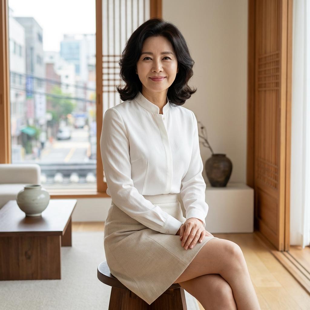 목주름 가려주는 차이나카라 블라우스 추천
