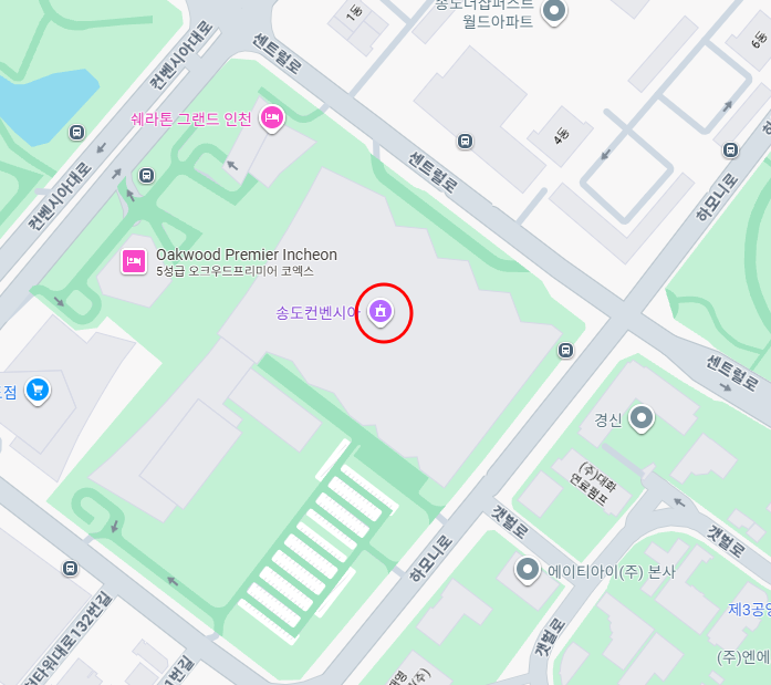 오시는 길 &middot; 교통안내(송도컨벤시아)