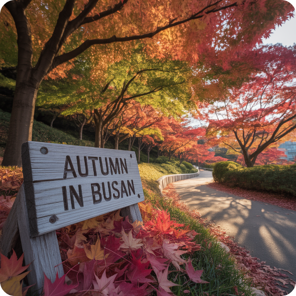 2025 부산 단풍명소 절정시기 가상 이미지
