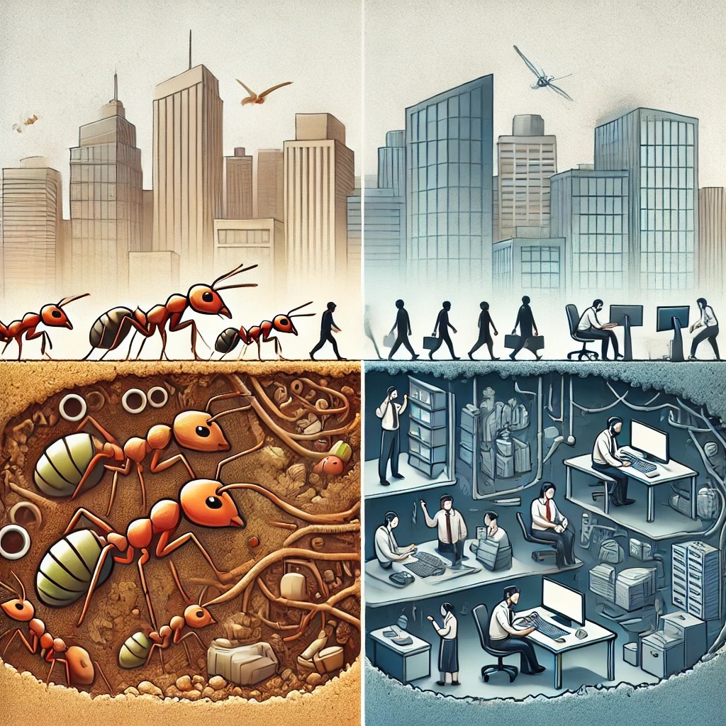 개미와 인간 사회의 공통점 5가지