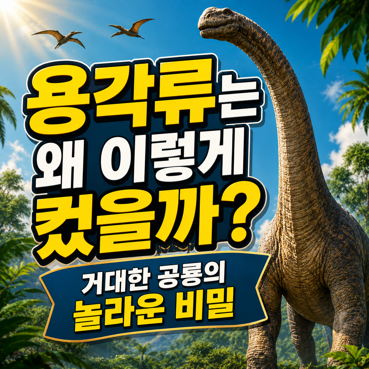 용각류는 왜 이렇게 컸을까