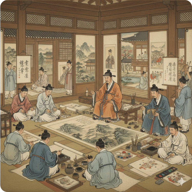 조선시대 궁중 화원 상상도