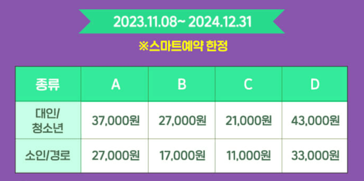 에버랜드 자유이용권 할인 구매 방법