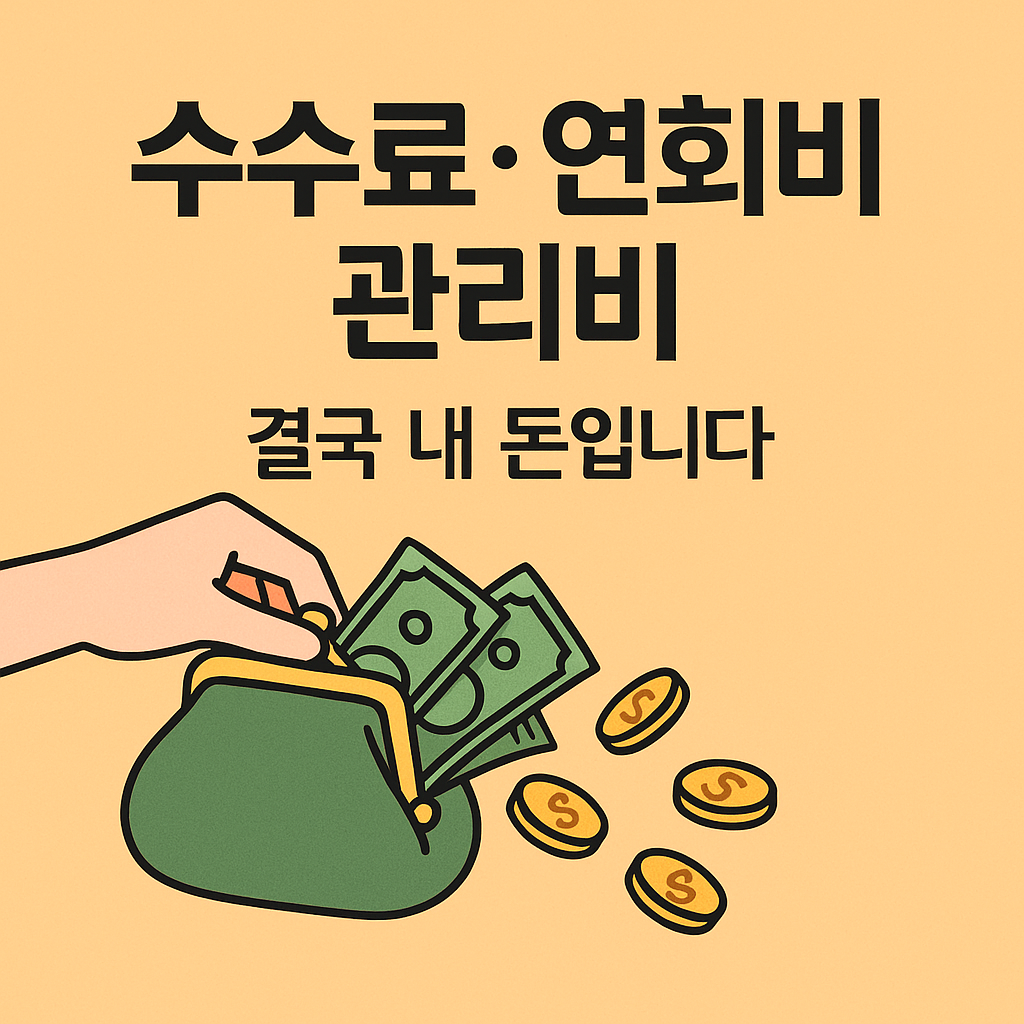 수수료? 연회비? 관리비?