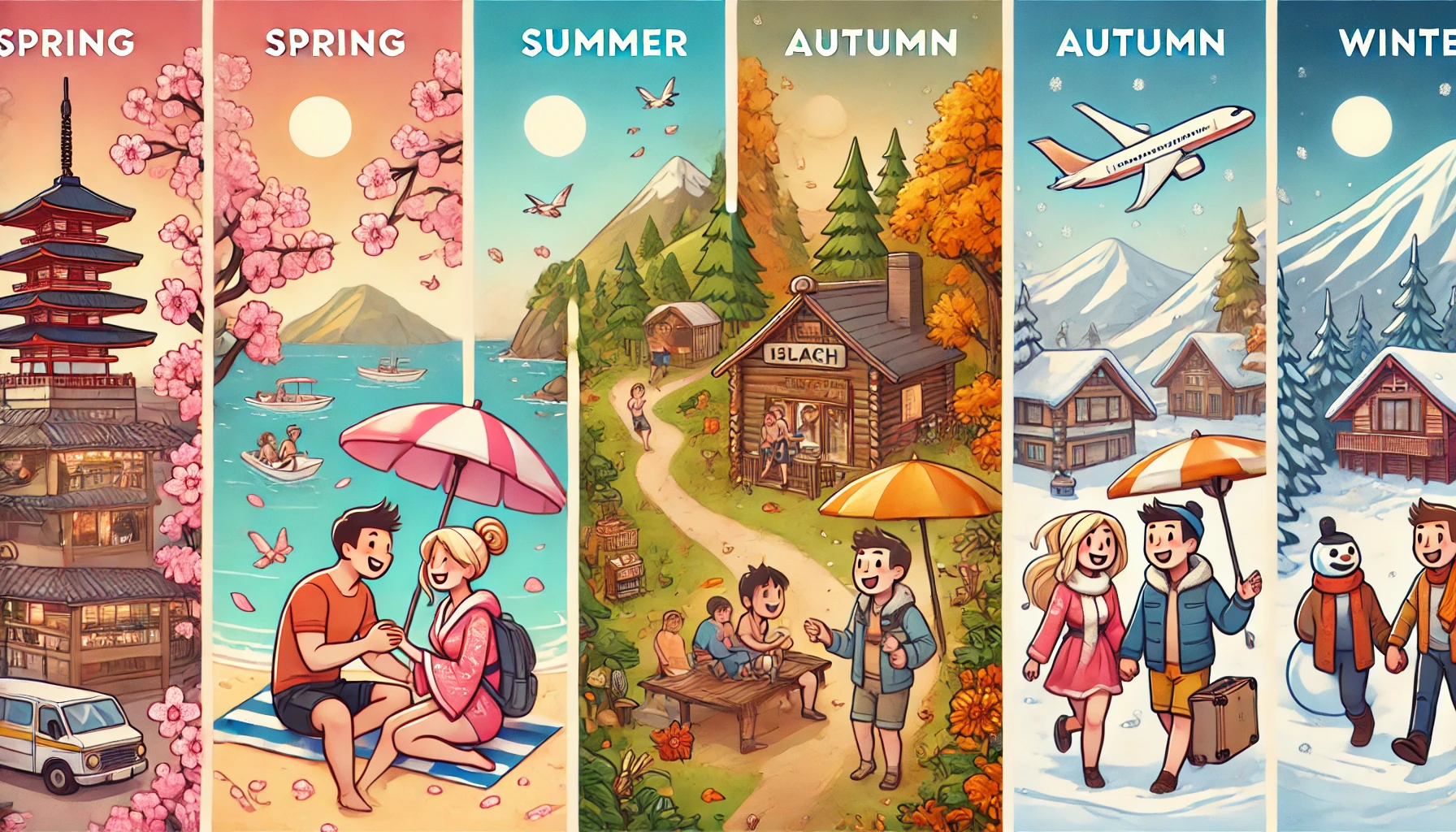 30대 부부 계절별 여행 코스