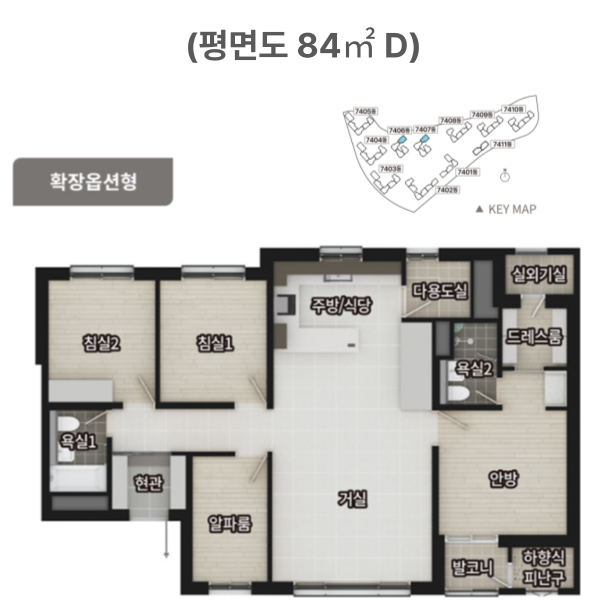 엘리프 검단 포레듀 평면도