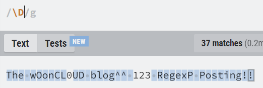 Regular Expression Character classes 6