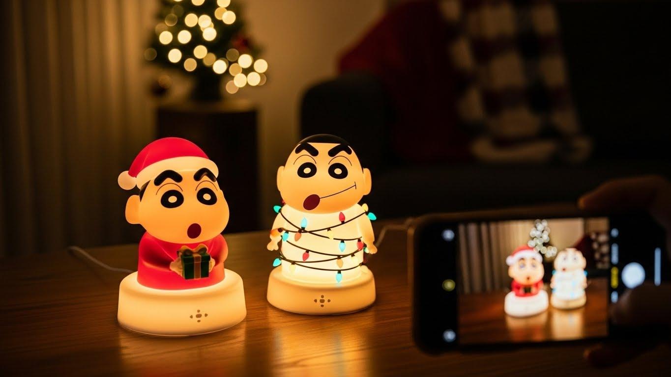 크리스마스 짱구 무드등