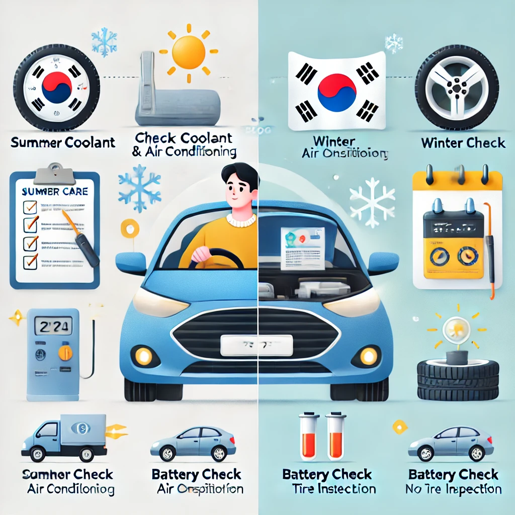 여름과 겨울철 차량 관리 팁, 계절별 필수 체크리스트