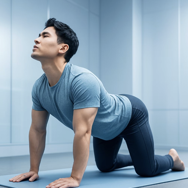 5분 투자로 등 살리는 스트레칭